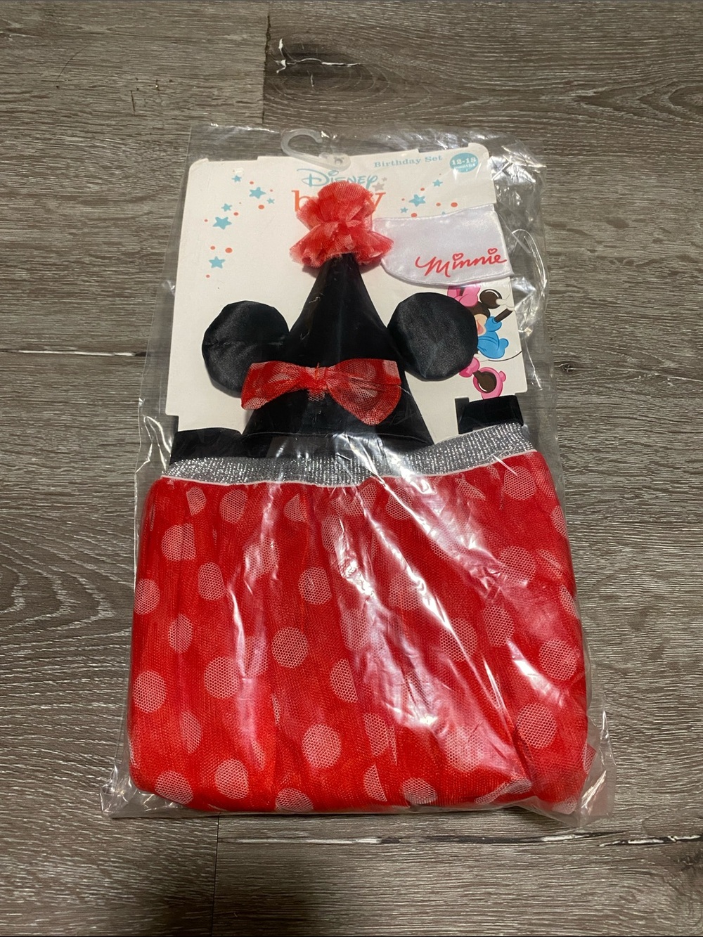 Disney Minnie Mouse Polka Dot Red and Black Costume Set